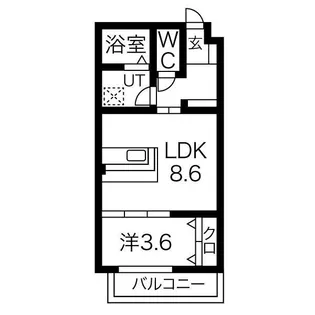 LeGioie新瀬戸駅【2階】の間取り