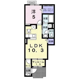 カインドハウスIII【1階】の間取り