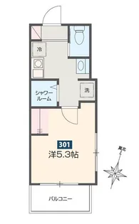 MELDIAかしわ台II【3階】の間取り