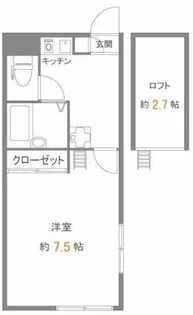 メインシティガーデン 新井弐番館【1階】の間取り