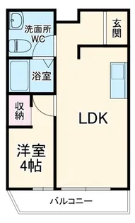 ミッドタウン原市【3階】の間取り