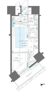 東京都新宿区新宿1【マンション】の間取り