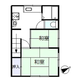 笠間荘【2階】の間取り
