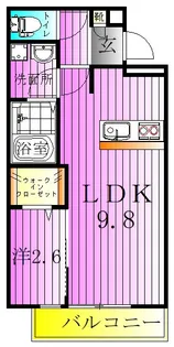 KEIAI RESIDENCE 梅島【3階】の間取り