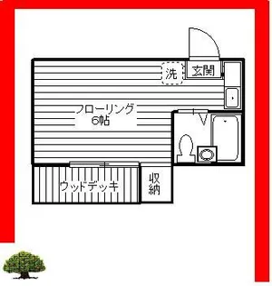 マリポーサ【1階】の間取り