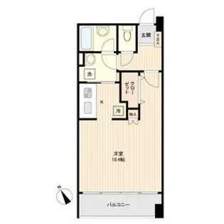 アーバンフラッツ榴ヶ岡(旧La Douceur榴ヶ岡)【6階】の間取り