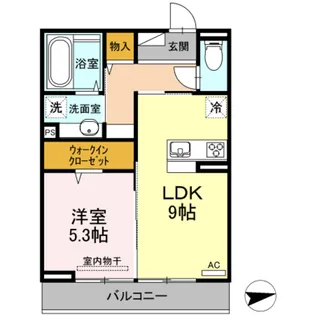 レガリア【3階】の間取り