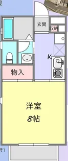 ■弊社管理物件■リラタキシマ【2階】の間取り