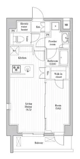 ハーモニーレジデンス高田馬場【5階】の間取り