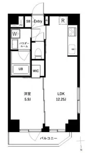 オーキッドレジデンス上野稲荷町2【6階】の間取り