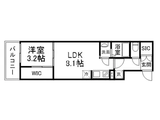シエーナグランデ四条烏丸【3階】の間取り