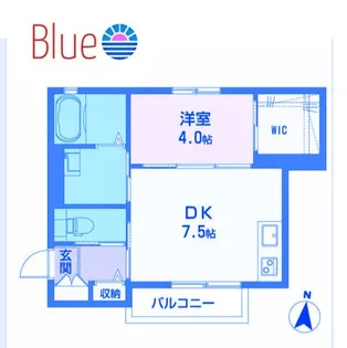 アルフラット【1階】の間取り