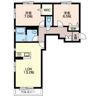 ルッソ【2階】の間取り