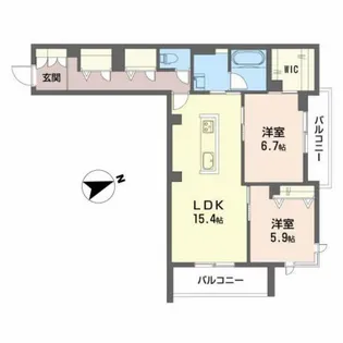 グランメゾン【3階】の間取り