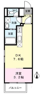 (仮称)長町6丁目新築マンション【1階】の間取り