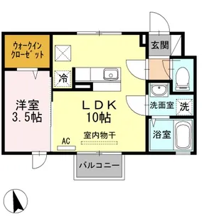 City house seven【1階】の間取り