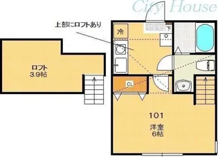 フォレスタ橋本【1階】の間取り