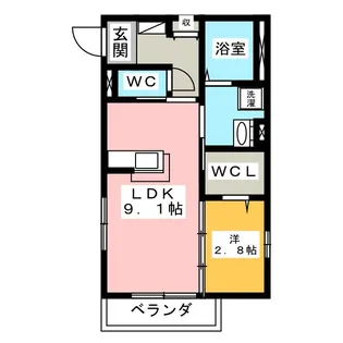 Arc-Lacine【1階】の間取り