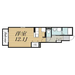 千葉県市原市根田1【アパート】の間取り