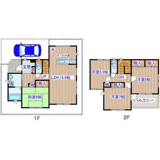 宮城県仙台市宮城野区福田町1【一戸建】の間取り