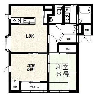 エリムス青柳1【2階】の間取り