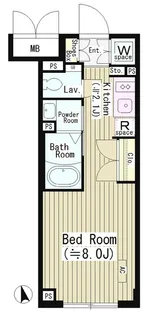 東京都新宿区二十騎町【マンション】の間取り