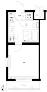 東京都杉並区和田1【マンション】の間取り