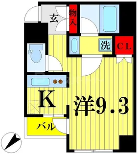 コーポ向島【9階】の間取り
