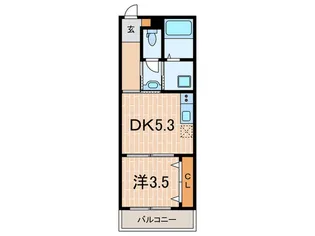 IIEE Arc Nest Nigawakita【2階】の間取り