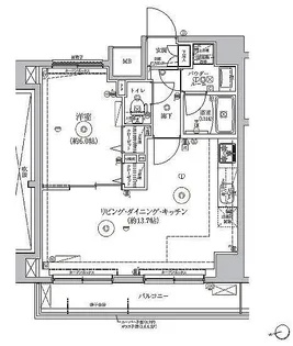 RELUXIA CITY 東向島【8階】の間取り