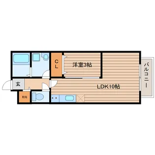 Lim水の森【1階】の間取り