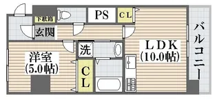 大阪府大阪市平野区加美東1【マンション】の間取り