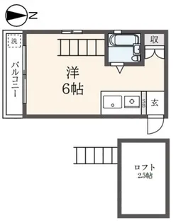 デュエット武蔵境2番館【2階】の間取り