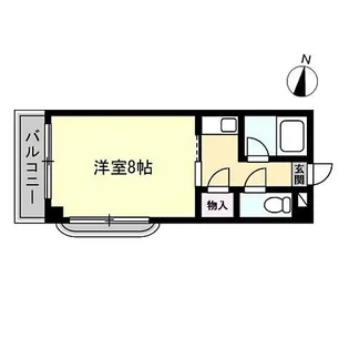 ロータリーマンション萱島西【1階】の間取り