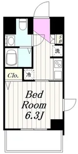 レジデンス鶴間駅前【2階】の間取り