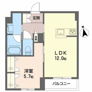 Aristio【3階】の間取り