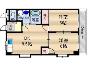 エポックYK【2階】の間取り