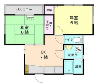 四季二番館【2階】の間取り