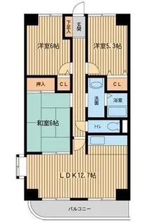 エスポワール ルーチェ【3階】の間取り