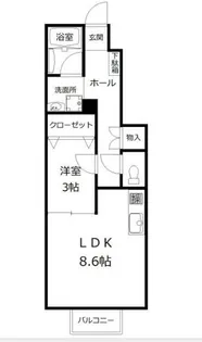 RETINA河原町II【1階】の間取り