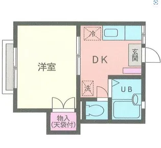 エコーハイツ【2階】の間取り