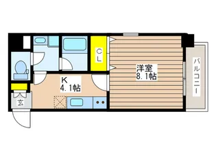 PlatinumCourt【8階】の間取り