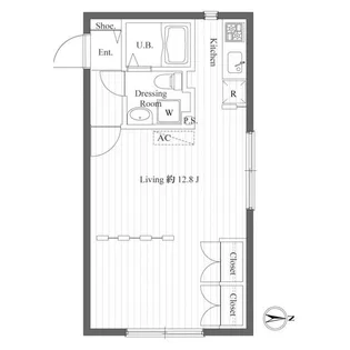 セゾン・デ・ブランシェ青葉台【3階】の間取り