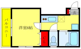 ベルコート【3階】の間取り