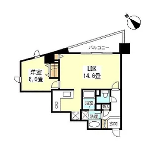 TKフラッツ渋谷【1階】の間取り