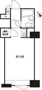 パシフィック乃木坂【4階】の間取り