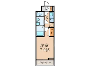 カーサフォレスタ太秦【2階】の間取り