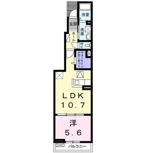 サン・イースト【1階】の間取り