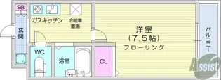 パレス仙台【3階】の間取り
