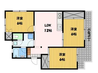 キアリー協和町【4階】の間取り